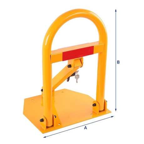 US05 skládací parkovací blokáda žlutá