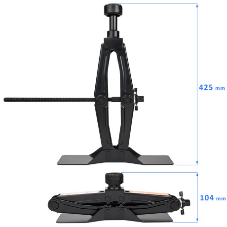 Trapézový zvedák 2T s teleskopickým klíčem a obalem SN4570