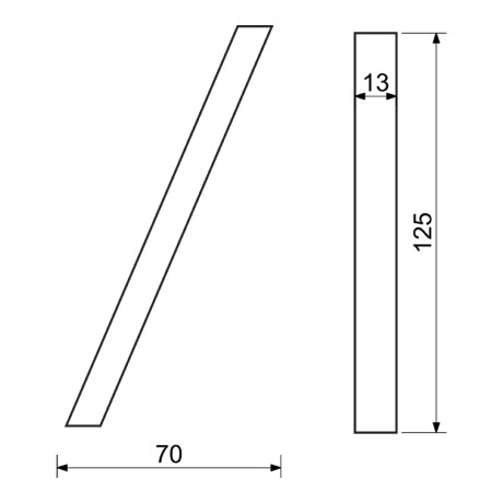 RN.125V./.CE lomítko "/" černé