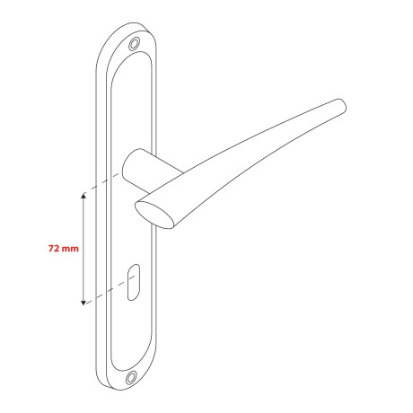 IDEA C BB 72mm klika na dveře